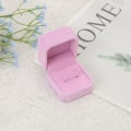 Miniatyrbilde 1 av 10: Øredobber Ring Box Smykker Vitrine ROSA pink