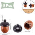 Miniatyrbillede 2 af 3: Acorn Nut Box Acorn Charms nøglering