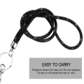 Miniatyrbilde 7 av 10: Rhinestone Phone Lanyard Crystal Chain Straps SORT SORT black