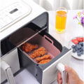 Miniatyrbillede 10 af 10: Til NINJA Air Fryer Silikonepande PINK pink