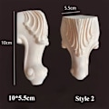 Pikkukuva 1 / 10: Vintage puusta veistetyt huonekalut jalat 10X5,5CMSTYLE 2 STYLE 2 10x5.5cmStyle 2
