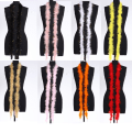 Miniatyrbillede 7 af 8: 2M Fjer Fjer Boa Strip HVID White