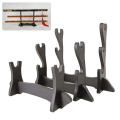 Miniatyrbillede 6 af 10: Samurai Sword Stand Display Rack 1 TIER 1 TIER 1 Tier