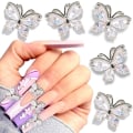 Miniatyrbillede 5 af 7: 5 stk Nail Art Rhinestone Legering SØLV Silver