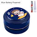 Miniatyrbillede 1 af 10: Desktop Støvsuger Desktop Støvfejer BLÅT BATTERI Blue Battery Powered-Battery Powered