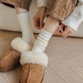 Miniatyrbillede 4 af 10: Lange strømper Cashmere Uldstrømper SORT black