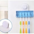 Miniatyrbillede 3 af 7: 2 Stk Tandbørsteholder Tandbørstestativ Tandbørsteopbevaring Blue 2Pcs-2Pcs