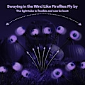 Miniatyrbilde 1 av 10: Halloween Scary Eyeball Lights Outdoor Solar Light LILLA purple