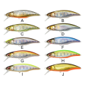 Miniatyrbillede 2 af 9: synkende Minnow Baits Fiskekroge I I I