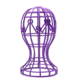 Pikkukuva 1 / 7: Peruukkipääteline Peruukkitarvikkeet PURPURIA purple