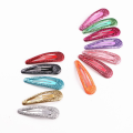 Miniatyrbillede 6 af 8: 4 stk Hårspænde Glitter Hårnåle SORT Black