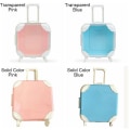 Miniatyrbilde 2 av 10: Dukkevogn Trunk Miniatyr Bagasje ROSA SOLID FARGE SOLID pink solid color-solid color