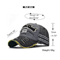 Miniatyrbillede 3 af 10: Broderi Baseball Caps Distressed Faded Cap ARMY GREEN Army green