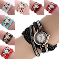 Miniatyrbillede 7 af 8: Quartz Watch Rhinestone Armbåndsur ROSE rose