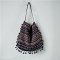 Miniatyrbilde 6 av 7: Vintage skulderveske Fringe skulderveske C C C