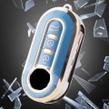 Miniatyrbillede 6 af 10: Bilnøglekasse Nøglekasse Cover HVID NØGLEKÆRING HVID NØGLEKÆRING White Key chain