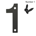 Pikkukuva 1 / 10: 4 tuumaa/10 cm ovitarra Numerokilpi NUMERO 1 NUMERO 1 Number 1