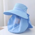 Miniatyrbilde 1 av 10: Solhatt Dame Luer BLÅ blue
