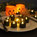 Miniatyrbillede 9 af 10: 12 stk Led elektronisk stearinlys sort stearinlys 3 3 3