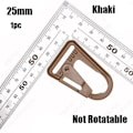 Pikkukuva 1 / 10: Eagle Mouth -solki Kotkan koukku KHAKI 25 MM EI PYÖRITÄ EI Khaki 25mmNot Rotatable-Not Rotatable