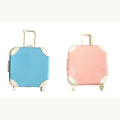 Miniatyrbillede 9 af 10: Dukkevogn Trunk Miniature Bagage PINK SOLID FARVE SOLID pink solid color-solid color