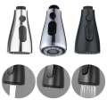 Miniatyrbillede 7 af 10: Træk ud Vandhane Spray Dyse Adapter SORT SORT black