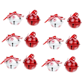 Pikkukuva 9 / 10: 5 KPL joulukuusenkello Xmas Decors PUNAINEN PUNAINEN red