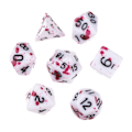 Pikkukuva 8 / 10: 7kpl/ set DND Dice Polyhedral Nopan VÄRIN VAIHTO 1 VÄRI color changing 1