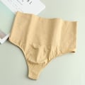 Miniatyrbild 9 av 10: Slimming Waist Trainer String G-string SVART M Black M