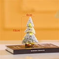 Pikkukuva 3 / 10: Tower Shaped Tree Lighthouse Flocked Cedar Tree 25cm 25cm