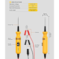 Miniatyrbilde 2 av 7: Power Circuit Probe Kit Elektrisk testpenn DC spenningstester