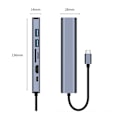 Pikkukuva 6 / 9: USB-C HUB USB 3.0 Expander Type-C -jakaja