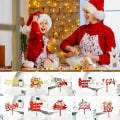 Miniatyrbild 9 av 10: 1/4PCS 2024 Cake Toppers Gott Nytt År 5 5 5