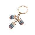 Pikkukuva 6 / 8: 2kpl Owl Keychain Star -avainrengas 8 8 8