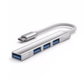 Pikkukuva 1 / 10: USB 3.0 Hub Type-C -jakaja TYYPPI-C VAALEANHARMAA TYYPPI-C VAALEANHARMAA Type-C Light Grey