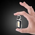 Miniatyrbilde 5 av 10: LED-lommelykt Whistle Keychain Light Emergency Lamp