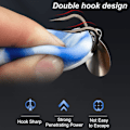 Miniatyrbilde 3 av 10: 2stk Umpan Katak Fishing Frog Lure Topwater Frog Lures multicolor 6.5cm2pcs-2pcs