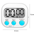 Miniatyrbillede 2 af 9: Køkken Timer Digital Visual Timer HVID White