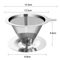 Miniatyrbilde 1 av 10: Kaffefilter Kaffe Drypp Mesh 600 MESHL-MED BASE L-MED BASE 600 MeshL-With Base