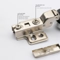 Miniatyrbilde 2 av 10: Glassdørbufferhengselskap Hengselklemme STYLE 6 STYLE 6 Style 6
