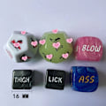 Pikkukuva 2 / 8: Sexy Dice Set Game Dice 6 kpl 6 kpl 6PCS