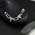 Miniatyrbillede 1 af 7: 2 STK/SÆT Sko Kæder Sko Charms B B B