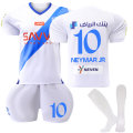 Miniatyrbilde 1 av 2: 23-24 Al-Hilal Saudi FC Bortefotballtrøye for Barn Nr. 10 Neymar 20