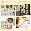 Miniatyrbillede 3 af 5: Blyant Sticky Notes Selvklæbende Notesblokke Grafisk tegneserie multicolor