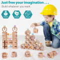 Miniatyrbilde 3 av 10: Puslespill byggeklosser Montessori Sensory Toy 2 2 2