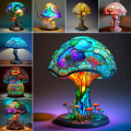 Miniatyrbilde 7 av 7: Bordlampe Nattlys 8 8 8