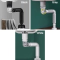 Miniatyrbilde 2 av 10: Vask Avløpsrør Kloakk Avløp GRÅ grey