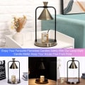 Miniatyrbilde 3 av 10: Aromaterapilampe Melting Candle Light VINTAGE SVART VINTAGE Vintage Black