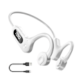 Pikkukuva 1 / 10: Bone Conduction -kuulokkeet Langattomat nappikuulokkeet VALKOINEN White