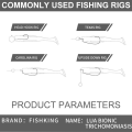 Pikkukuva 6 / 10: T Tail Fishing Lures Swimbait RED red